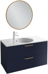 Зеркало Jacob Delafon Odeon Rive Gauche EB1177-S06, 70 см, лакированная рама темно-синий сатин