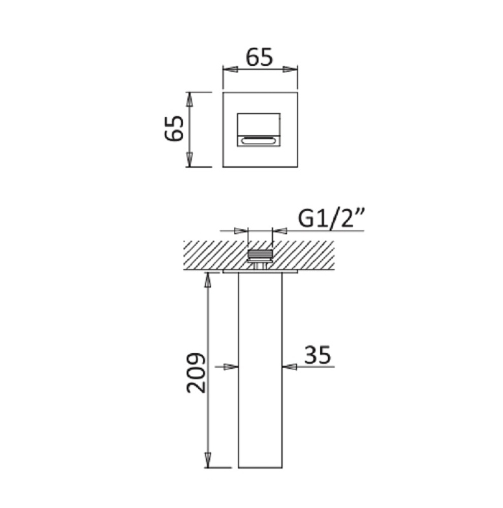 Излив для ванны Cezares Porta PORTA-SC-BIO, белый матовый