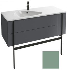 Тумба под раковину Jacob Delafon Nouvelle Vague 120 см, EB3036-G95, цвет - оливковый глянцевый