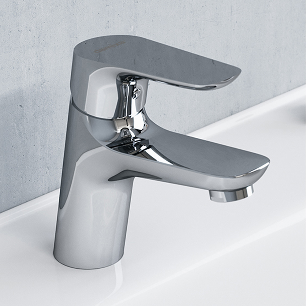 Фото RedBlu by Damixa 409007700 Origin Bit, набор 3 в 1: смес. д/умывальника, смес. для ванны/душа, душ. 