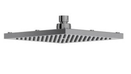 Фото Верхний душ Jacob Delafon July E21761-CP, 20х20 см, 1 режим струи, без держателя, квадратный