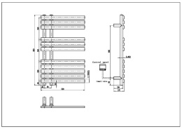 Фото Полотенцесушитель электрический Boheme Venturo (723-CR) хром