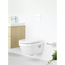 Инсталляция Grohe с безободковым унитазом Gustavsberg Hygienic Flush 5G84HR01, сиденье микролифт