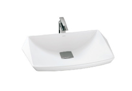 Фото Раковина полувстраиваемая Toto JEWELHEX LW682B#W