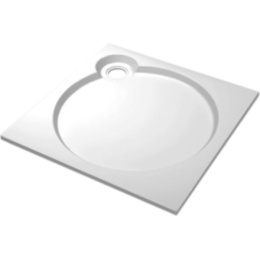 Поддон душевой Cezares Tray TRAY-S-A-90-56-W, 90 х 90 см, белый, из искусственного камня