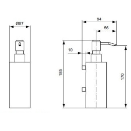 Ideal Standard Connect A9154AA Диспенсер для мыла