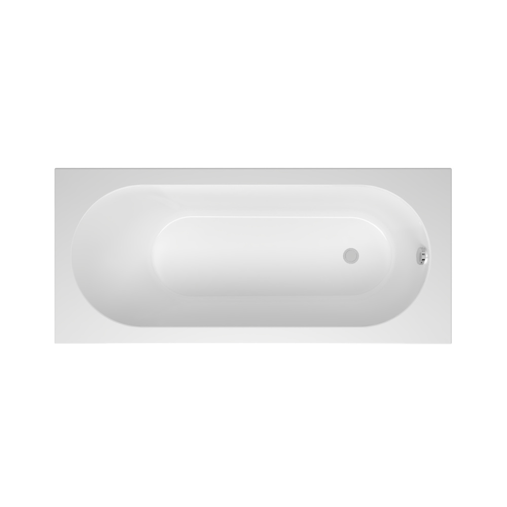 Фото Ванна акриловая 180х80 Alba Spa Supreme slim (ВПРСБ041000100) прямоугольная, белый глянцевый