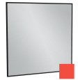 Зеркало Jacob Delafon Silhouette EB1425-S44, 80 х 80 см, лакированная рама алый сатин