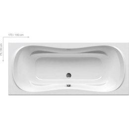 Акриловая ванна 180x80 Ravak (CB21000000), прямоугольная