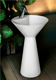 Фото Раковина напольная Gessi Cono (45907#521) белый