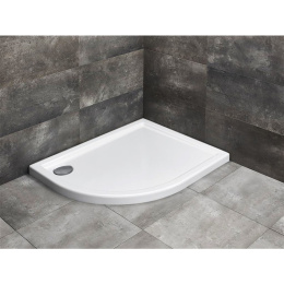 Акриловый поддон для душа Radaway Tasos E 80x100x6 белый, в правый угол STE1086-30R