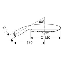 Ручной душ Hansgrohe Raindance (28500000)