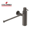 Colombo Design PLUS W4975.GM - Дозатор для жидкого мыла 150 мл с держателем для полотенца (графит шл