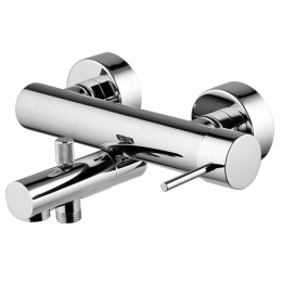 Фото Fima Carlo Frattini F3034/1OS Смеситель для ванны и душа Spillo Up, цвет-брашированное золото