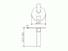Фото Смеситель для раковины Keuco Edition 300 53016010100, хром