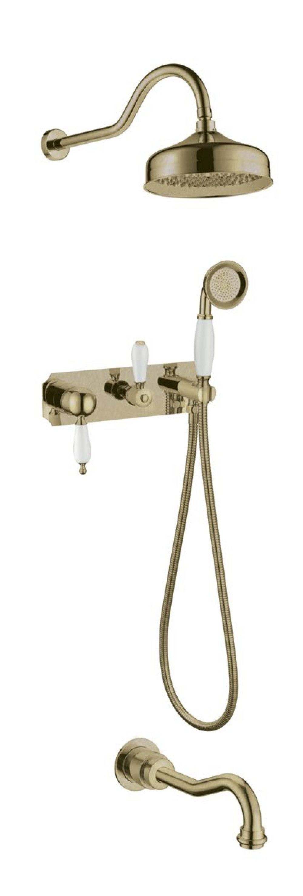 Фото Смеситель для ванны Boheme Medici Ripresa (308) бронза