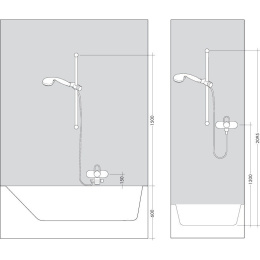 Душевой гарнитур Hansgrohe Raindance Select (26633000) хром