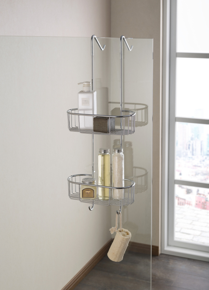 Фото Полка двойная Timo Nelson 150084/00 хром