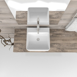 Фото Раковина накладная "CIRCON-40" (white) Esbano (ESRNCIRC40W) белый