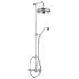 HUBER Victorian Настенная душевая система:термостатический смеситель для душа,верхний душ Easy Clean