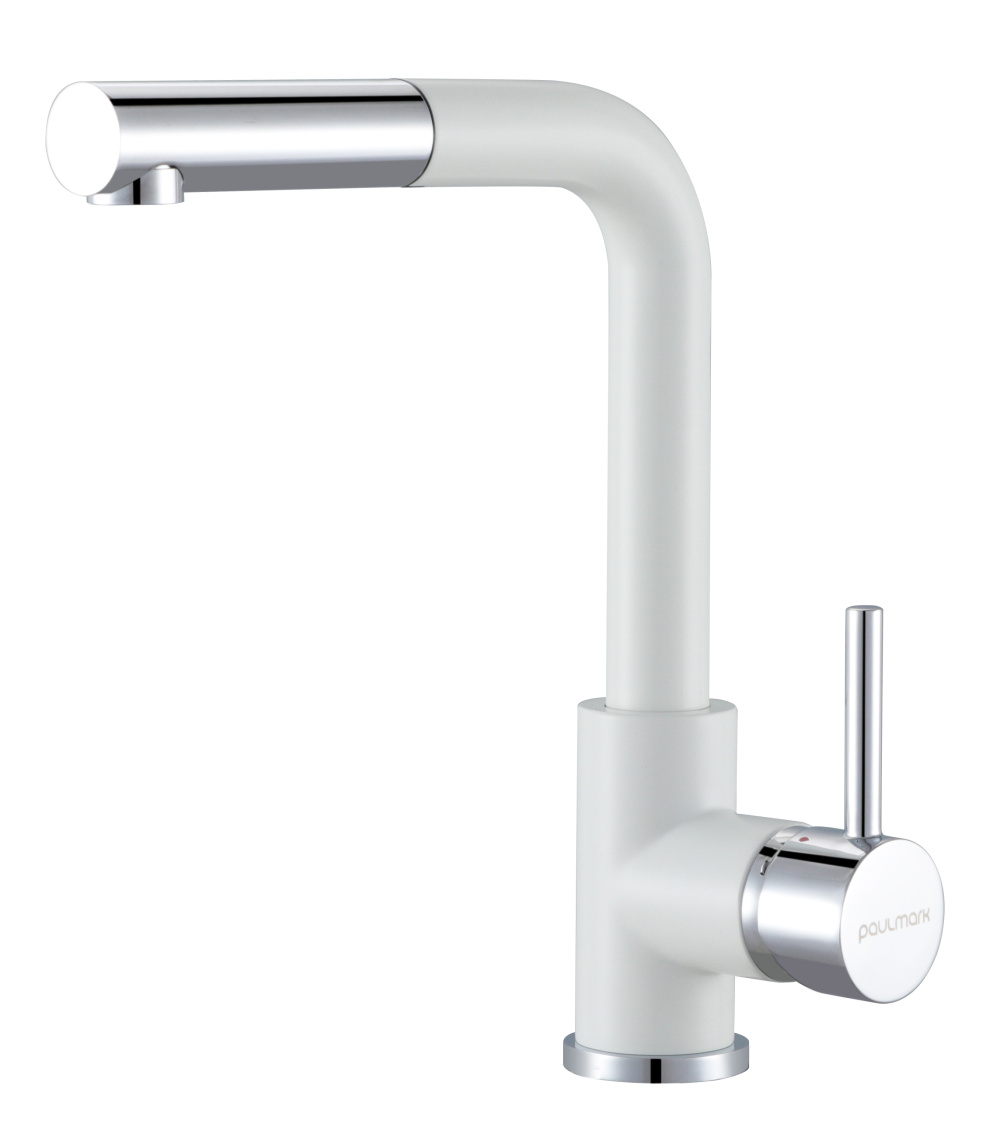 Смеситель для кухни Paulmark Kassel (Ka214311-431) белый матовый