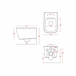 Унитаз подвесной ArtCeram A16 (ASV003 44 00)