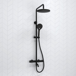 Фото WasserKRAFT  A288.077.078.BM Thermo Душевая система с термостатическим смесителем