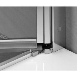 Душевая дверь в нишу Radaway Eos II DWJ 120x195 профиль хром, стекло прозрачное, крепления слева 379