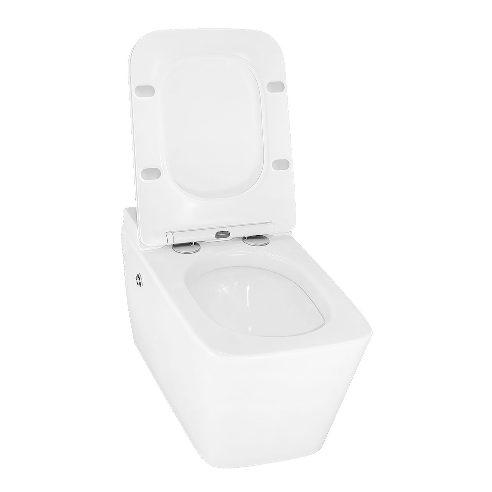 Фото Унитаз подвесной Azario (AZ-101C) импульсный, безбачковый, Белый