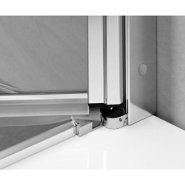 Душевой уголок Radaway Eos PDD 100x100 профиль Хром стекло Интимато 37623-01-12N