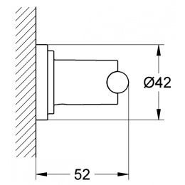 Крючок Grohe Atrio 40312000