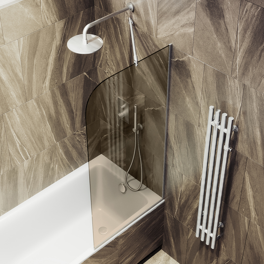 Фото Шторка на ванну Maybah Glass MGV-70-5у в узком профиле