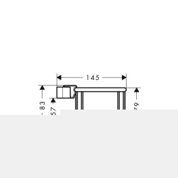 Мыльница-короб 42066000 Hansgrohe Axor Montreux