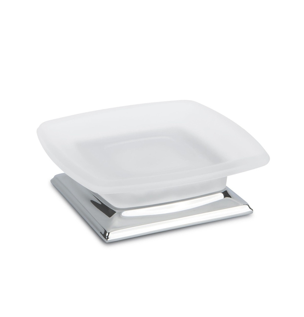 Colombo Design PORTOFINO B3242 - Мыльница настольная (хром - стекло)