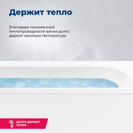 Акриловая ванна Aquanet Graciosa 150x90 R (00205389) Белый