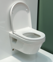 Инсталляция Alcaplast с безободковым унитазом Gustavsberg Hygienic Flush 5G84HR01, сиденье микролифт