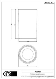 Стакан для зубных щеток Gessi Riflessi Trasparenze (37331#031) хром