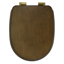 Фото Migliore Gianeta 20951 Крышка/сиденье унитазa, Noce /золото