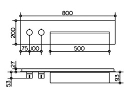 Смеситель для ванны Keuco MeTime_spa 56161011101, антрацит