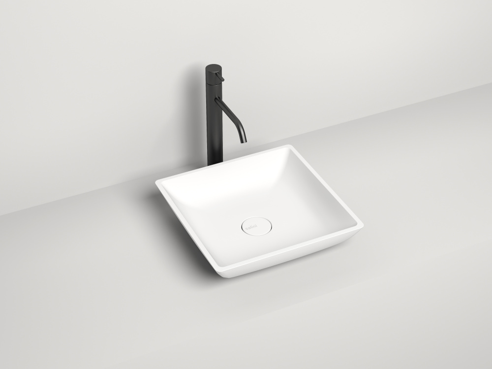 Фото Раковина накладная Salini Callista (1101108GRH)