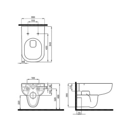 IFO Grandy RP213100200 Унитаз подвесной, безободковый