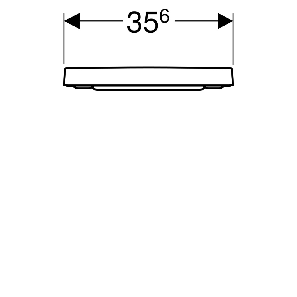 Geberit Renova Plan Сиденье для унитаза 500.689.01.1