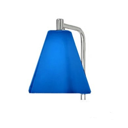 Colombo Bart B1303голуб Лампа, цвет: хром/синий