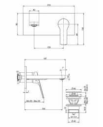 Фото Смеситель для раковины F3760X5CR FIMA Carlo Frattini Serie 4