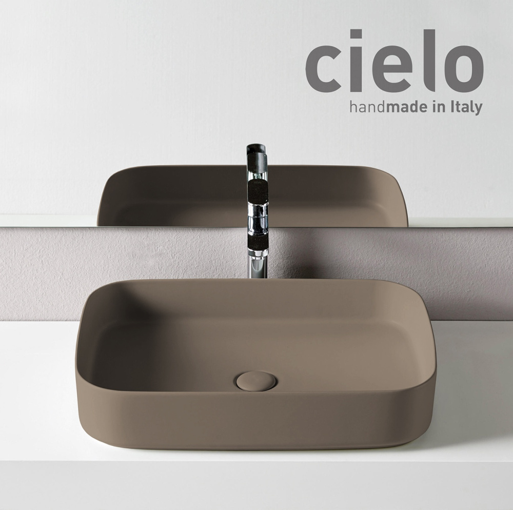 Ceramica CIELO Shui Comfort SHCOLAR60AN - Раковина накладная на столешницу 60*40 см (Arenaria)