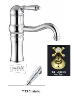 Фото Cмеситель Nicolazzi El.Capitan 3471GB33 для раковины, гальваническое золото