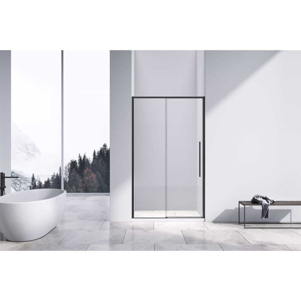 Душевая дверь Vincea Slim-N (VDS-4SN130CLB) черный