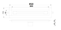 Душевой лоток Boheme Premium Trendy (983-80-MG) золото