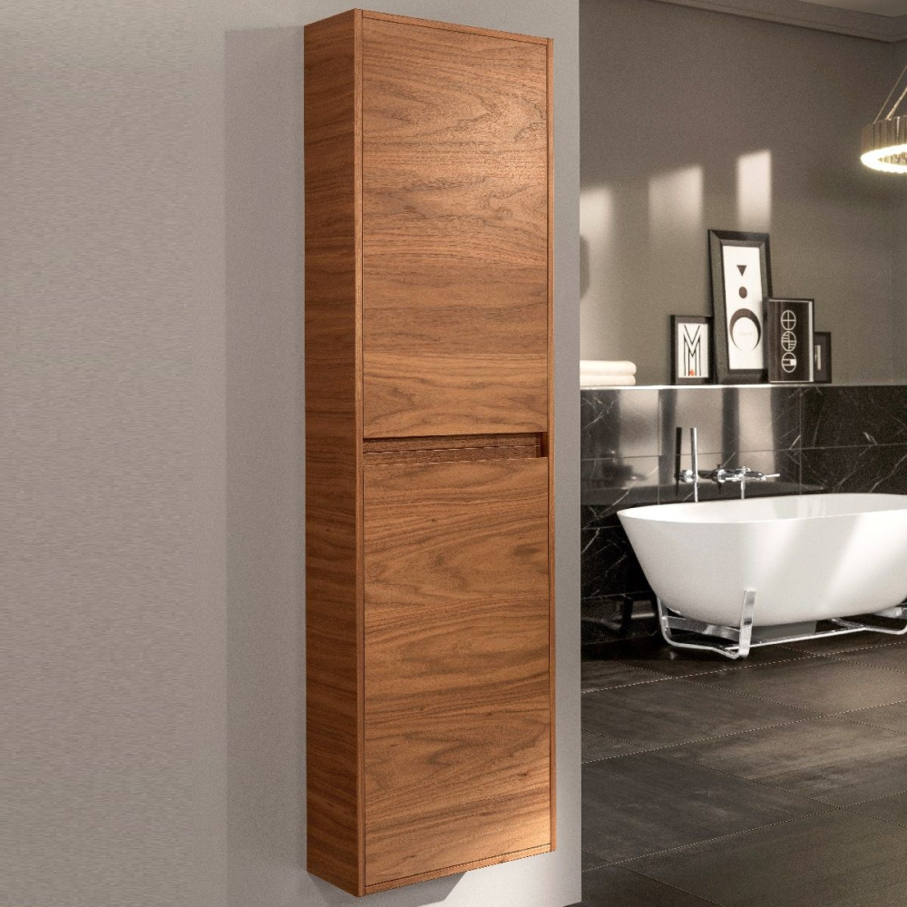 Villeroy Boch ANTHEUS B06801PV Шкаф пенал для ванной (цвет американский орех)