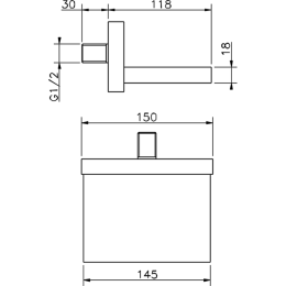 Фото Излив для наполнения ванны Cisal ZA00220021, хром